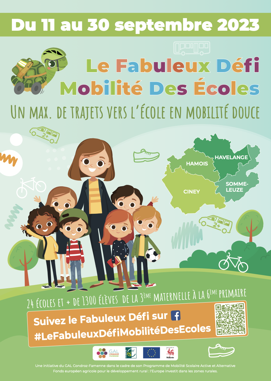 affiche défi mobilité des écoles